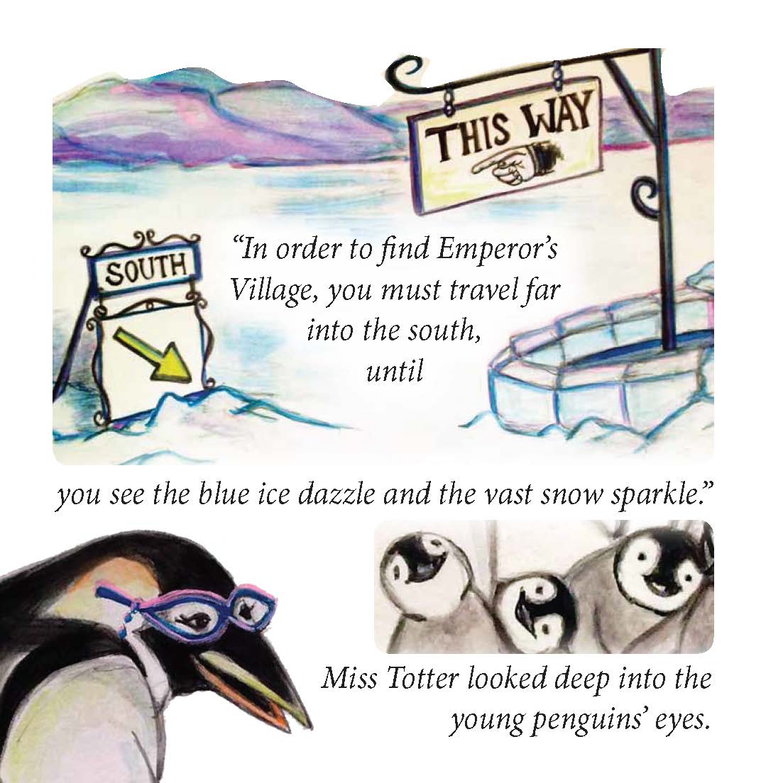 Scarlett's Journey Home - finished illustrated spread, page 6